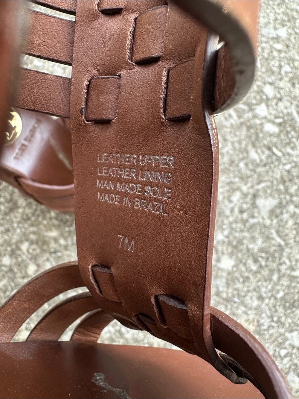 Tory Burch | Brown Leather Platform Wedge Sandals